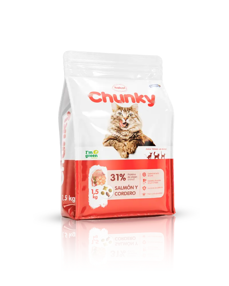Chunky Gatos Salmón y Cordero